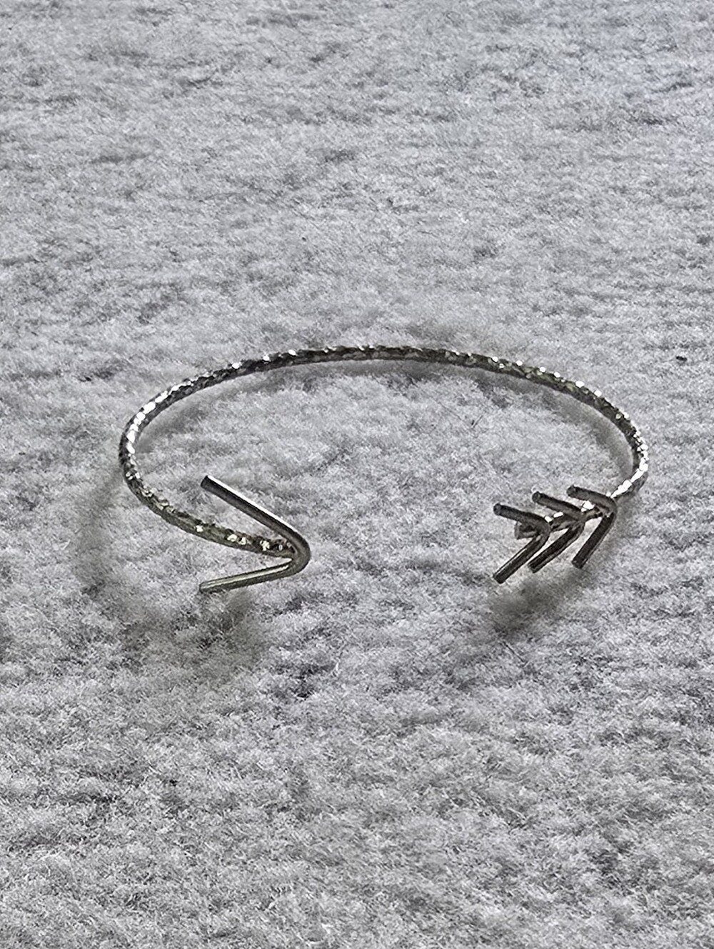 Silver Arrow Open Cuff Bracelet - Women's Jewelry